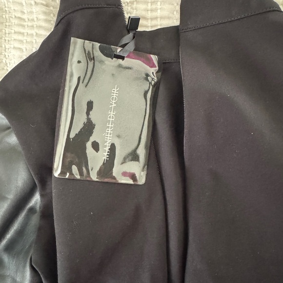 NWT Maniere De Voir Black Long Sleeve Bodysuit - Picture 4 of 4